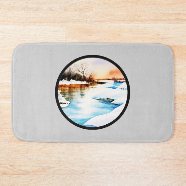 Item preview, Winter River Landscape designed and sold by designed2teach.
