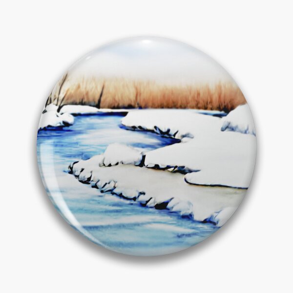 Item preview, Winter River Landscape designed and sold by designed2teach.