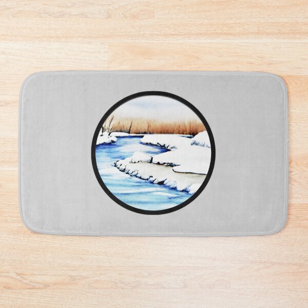 Item preview, Winter River Landscape designed and sold by designed2teach.