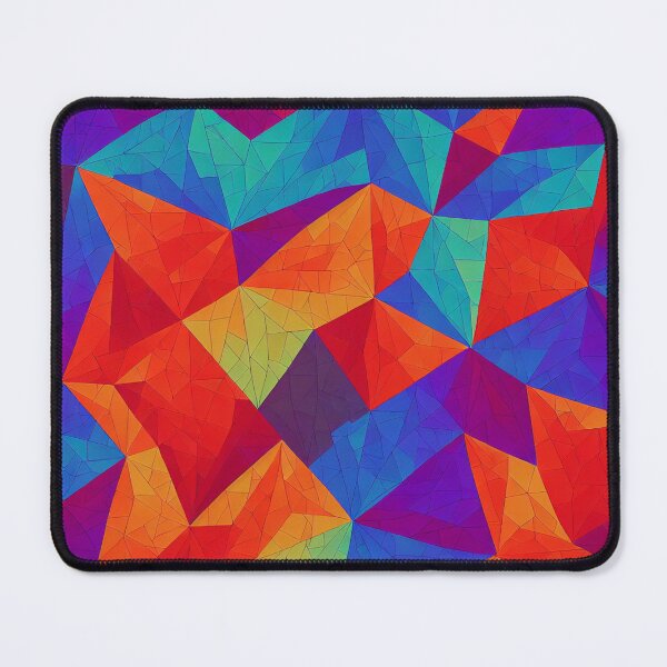 Item preview, Colourful Oragami Geometric Pattern  designed and sold by ArtzandDesignz.