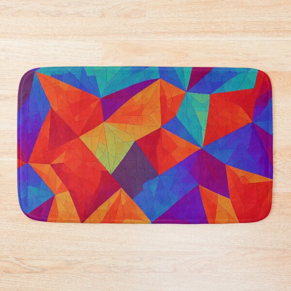 Item preview, Colourful Oragami Geometric Pattern  designed and sold by ArtzandDesignz.