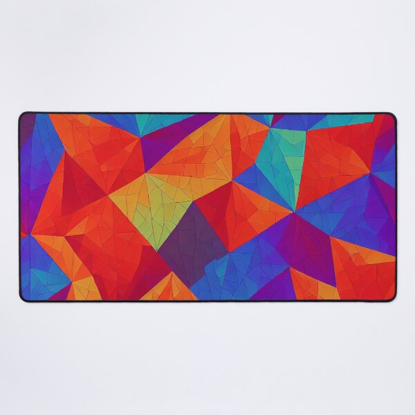 Item preview, Colourful Oragami Geometric Pattern  designed and sold by ArtzandDesignz.