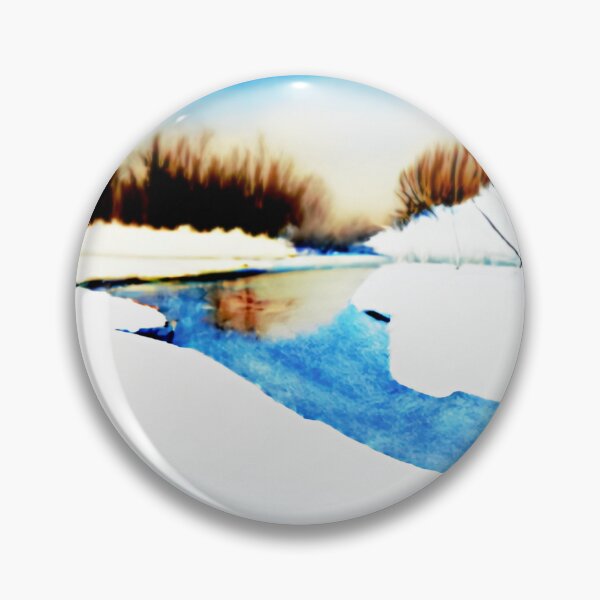 Item preview, Winter River Landscape designed and sold by designed2teach.