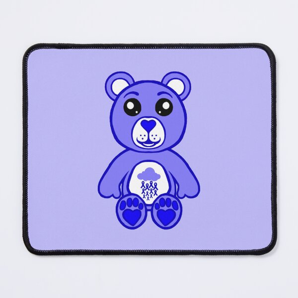 Item preview, Dark blue Warrior Bear 2.0 designed and sold by Chronic Illness Awareness Shop.
