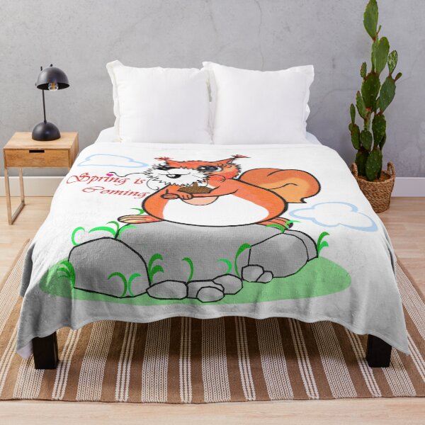 Item preview, Happy squirrel - Spring is coming designed and sold by Shirley cute art .