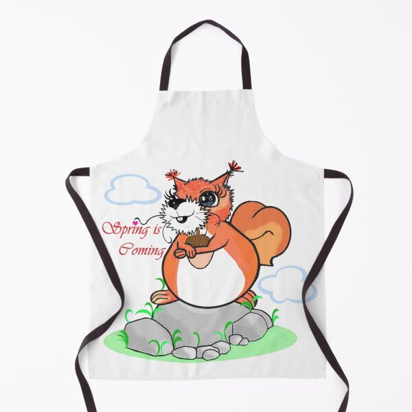 Item preview, Happy squirrel - Spring is coming designed and sold by Shirley cute art .