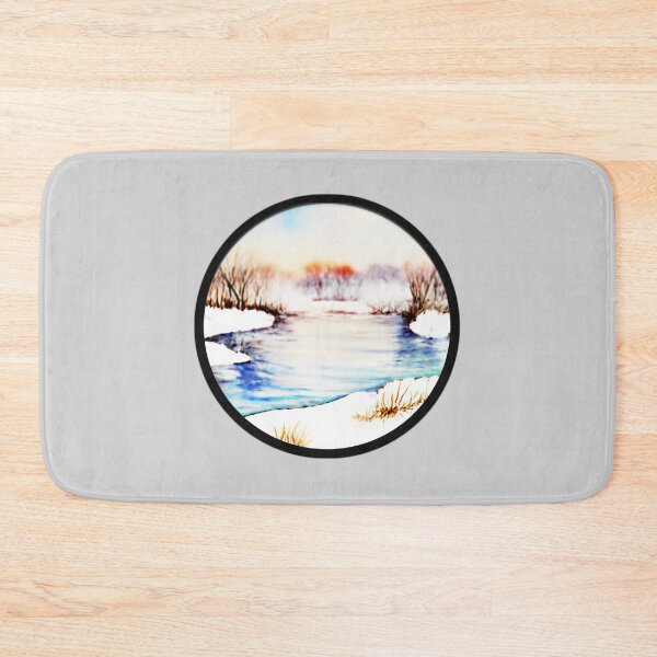 Item preview, Winter River Landscape designed and sold by designed2teach.