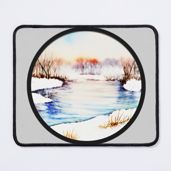 Item preview, Winter River Landscape designed and sold by designed2teach.