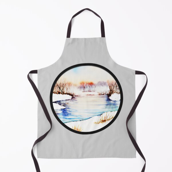 Item preview, Winter River Landscape designed and sold by designed2teach.
