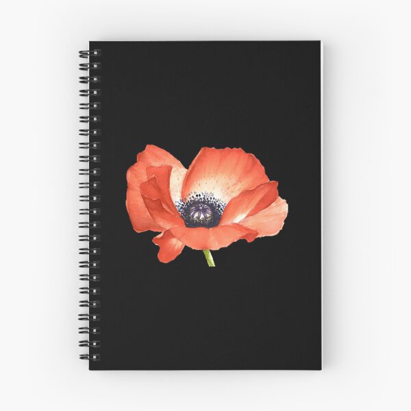Item preview, red poppy flower image for prints on tshirt mahsa watercolor artist transparent designed and sold by joshuamanzhmf.