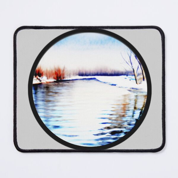 Item preview, Winter River Landscape designed and sold by designed2teach.
