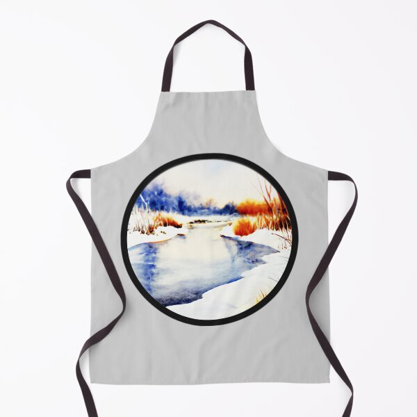 Item preview, Winter River Landscape designed and sold by designed2teach.