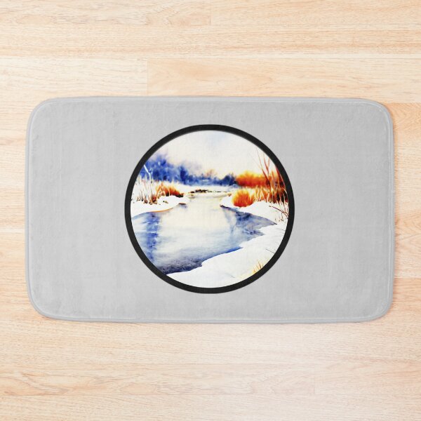 Item preview, Winter River Landscape designed and sold by designed2teach.