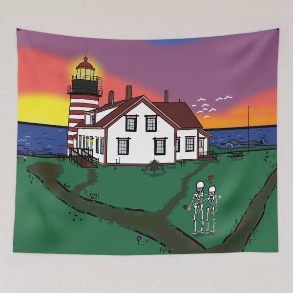 Item preview, First Date at the Lighthouse designed and sold by RatTrapTees.
