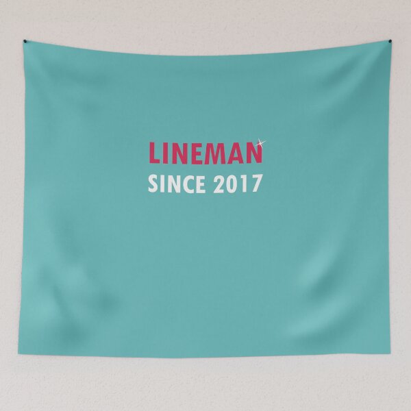 Item preview, Lineman Since 2017  designed and sold by AlwaysAwesome.