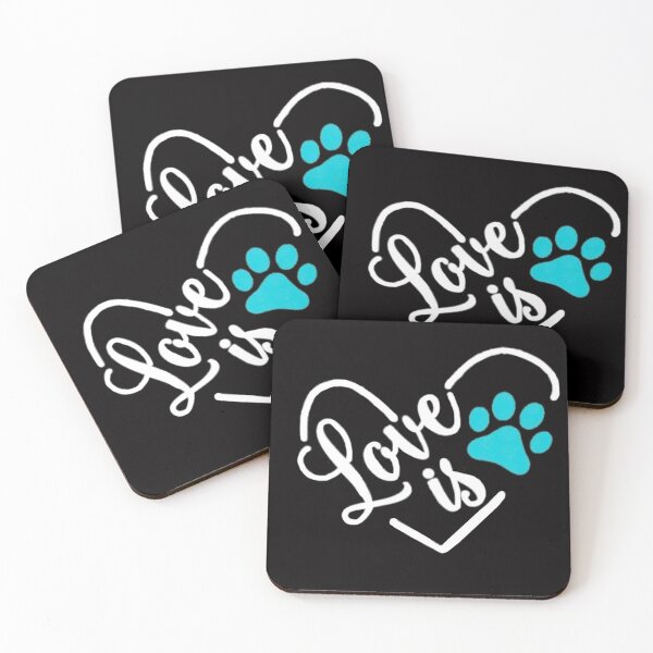 Item preview, Love Is My Pet designed and sold by Rowena Jones.