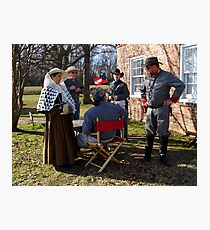 Civil War Re Enactors Photographic Print