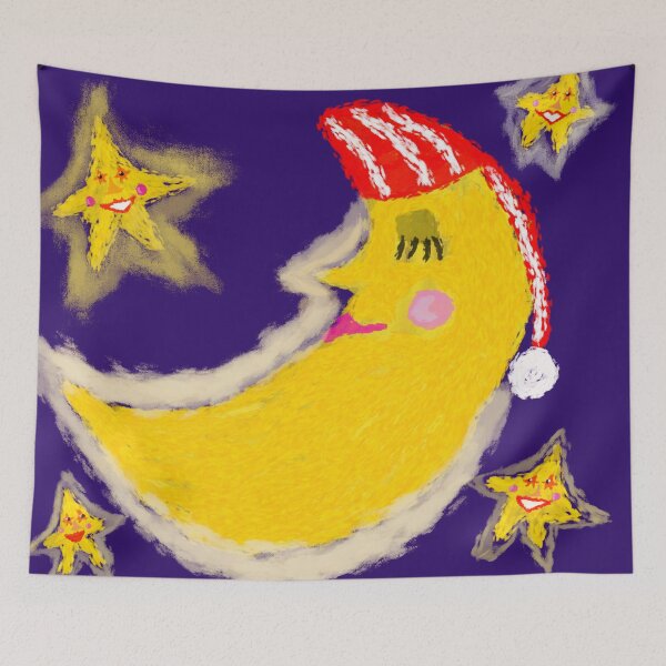 Item preview, Sleepy Moon designed and sold by pinkyjainpan.
