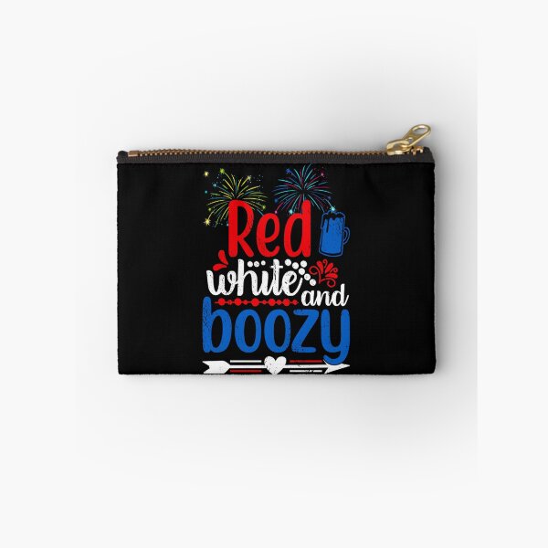 Item preview, red white and boozy alcohol booze 4th of july beer party haselshirt transparent designed and sold by joshuamanzhmf.