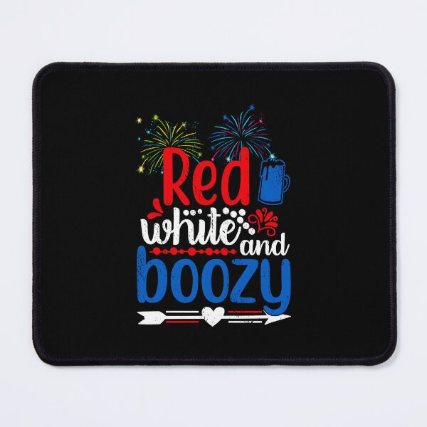 Item preview, red white and boozy alcohol booze 4th of july beer party haselshirt transparent designed and sold by joshuamanzhmf.