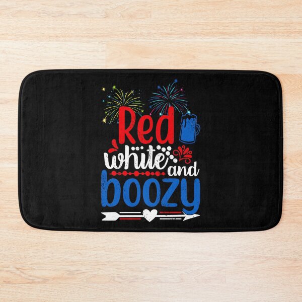 Item preview, red white and boozy alcohol booze 4th of july beer party haselshirt transparent designed and sold by joshuamanzhmf.