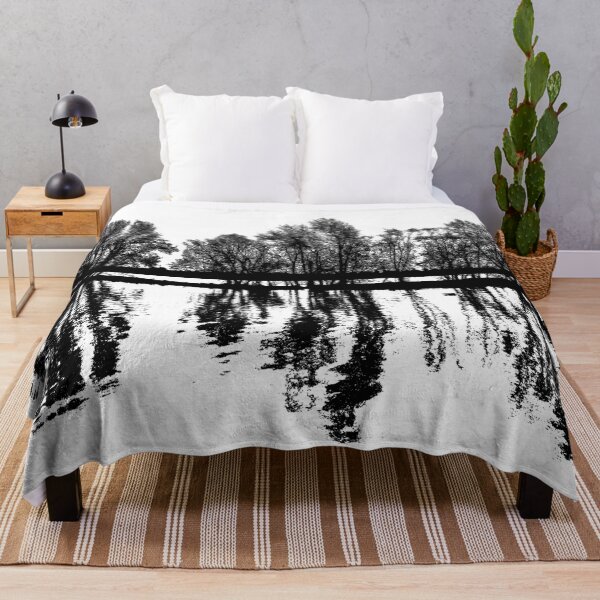 Item preview, Black white Mountain Lake 1 of 2 designed and sold by ChristinasMess.