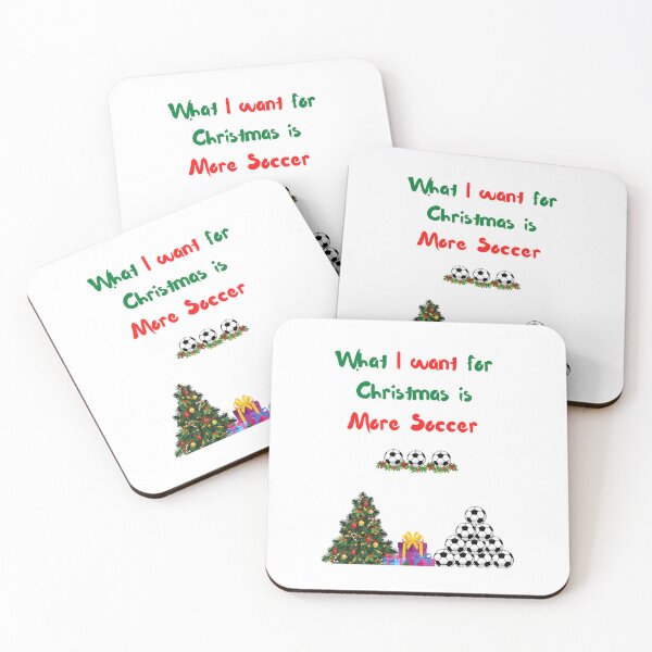 Item preview, Funny Soccer Christmas Tree All I want for Christmas is soccer designed and sold by Artstastic.