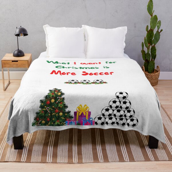 Item preview, Funny Soccer Christmas Tree All I want for Christmas is soccer designed and sold by Artstastic.
