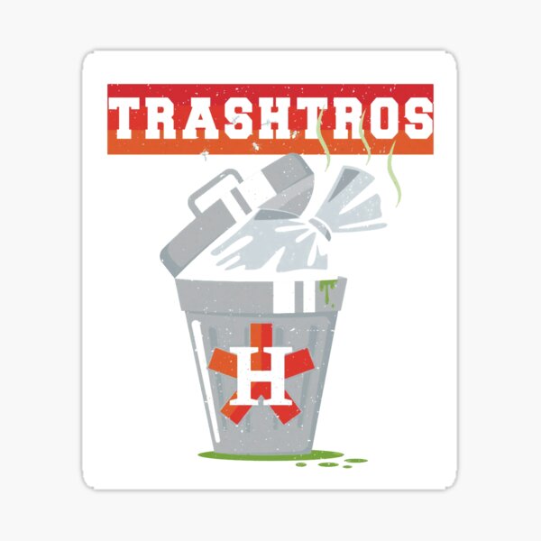 Houston Trashtros Asterisks Cheaters Trash Can | Sticker
