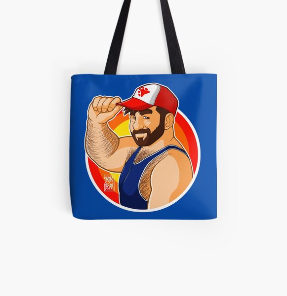 ADAM LIKES BASEBALL CAPS - TARGET All Over Print Tote Bag