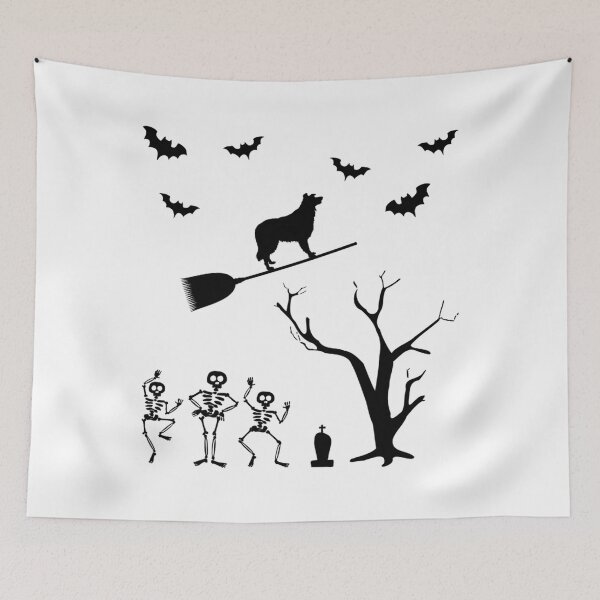 Item preview, Border Collie Halloween 1 designed and sold by innabeufrov.