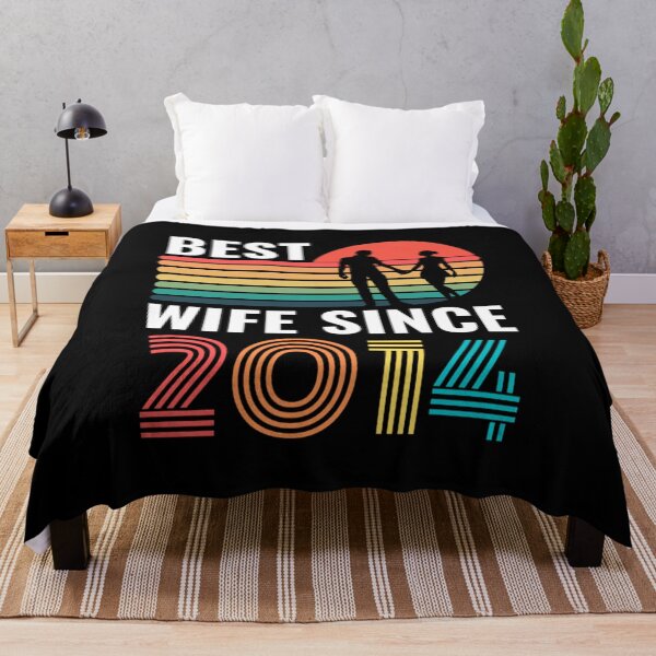 Item preview, Best Wife Since 2014 - Anniversary Quotes designed and sold by chetan786.