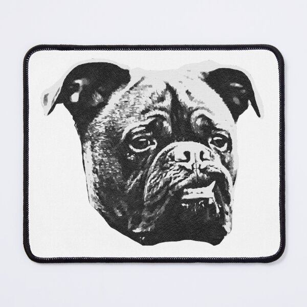 Item preview, Dogue De Bordeaux Face (Black & White) designed and sold by NiftyTees.