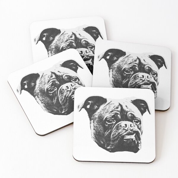 Item preview, Dogue De Bordeaux Face (Black & White) designed and sold by NiftyTees.
