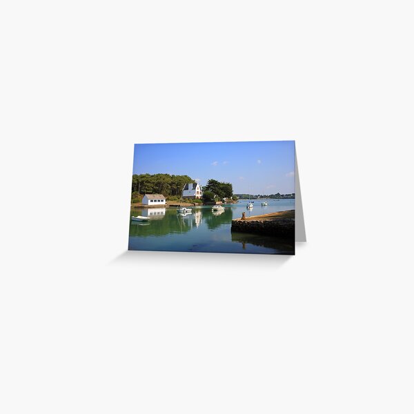 www.lizgarnett.com - Golfe du Morbihan Greeting Card