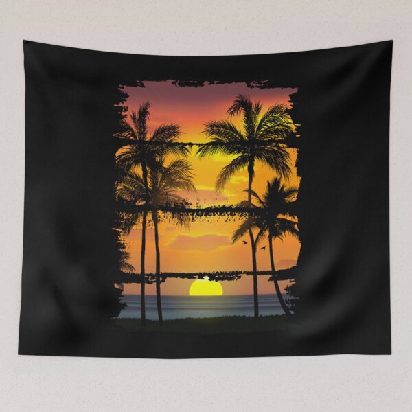 Item preview, Palm Tree - Ocean Beach Sunset designed and sold by MrDuyHung.
