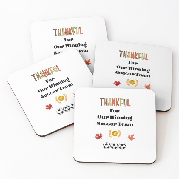 Item preview, Thanksgiving Thankful Soccer Winning Soccer Team in Autumn designed and sold by Artstastic.