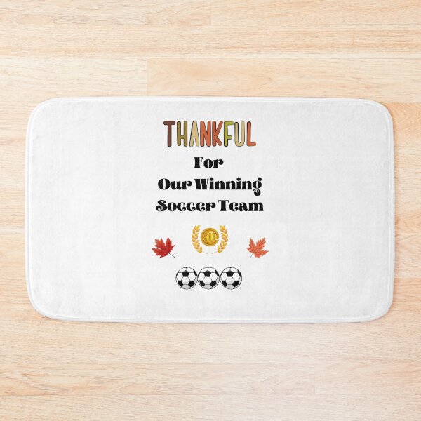 Item preview, Thanksgiving Thankful Soccer Winning Soccer Team in Autumn designed and sold by Artstastic.