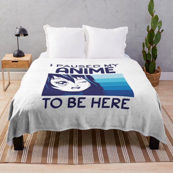 Item preview, I Paused My Anime To Be Here designed and sold by beefrancky.
