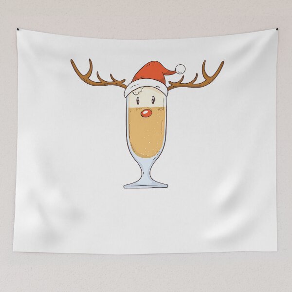 Item preview, reinbeer santa reindeer beer christmas pun gift haselshirt transparent designed and sold by joshuamanzhmf.