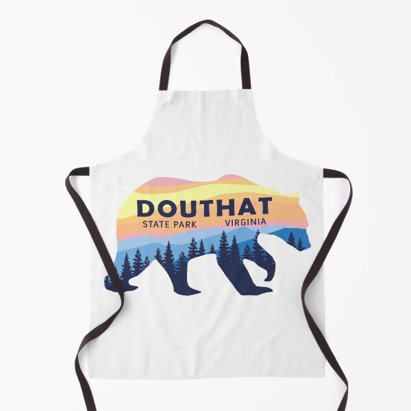 Item preview, Douthat State Park Sunset Bear Logo designed and sold by VanyaKar.