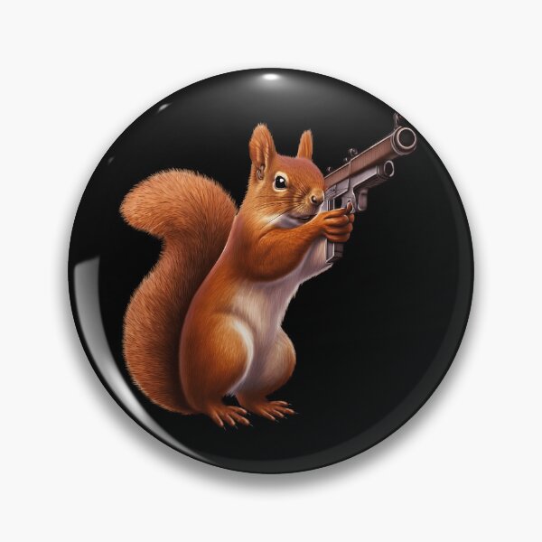 Item preview,  Red Squirrel With A Gun | Funny Squirrel  designed and sold by TeeARTHY.