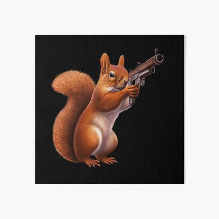 Item preview,  Red Squirrel With A Gun | Funny Squirrel  designed and sold by TeeARTHY.