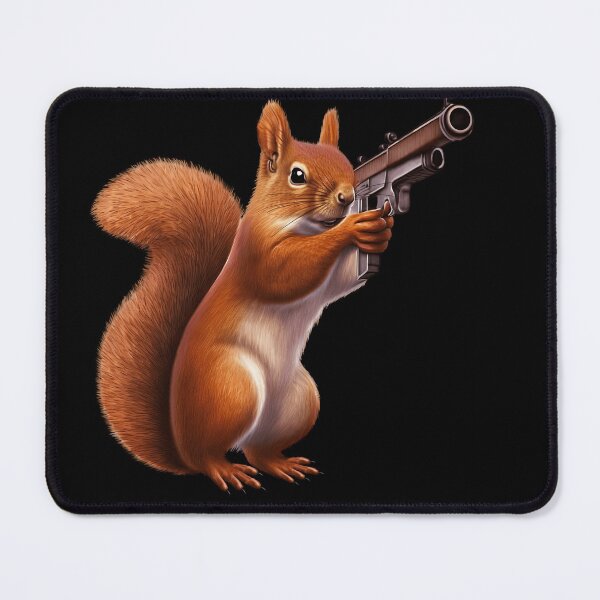 Item preview, Red Squirrel With A Gun | Funny Squirrel designed and sold by TeeARTHY.