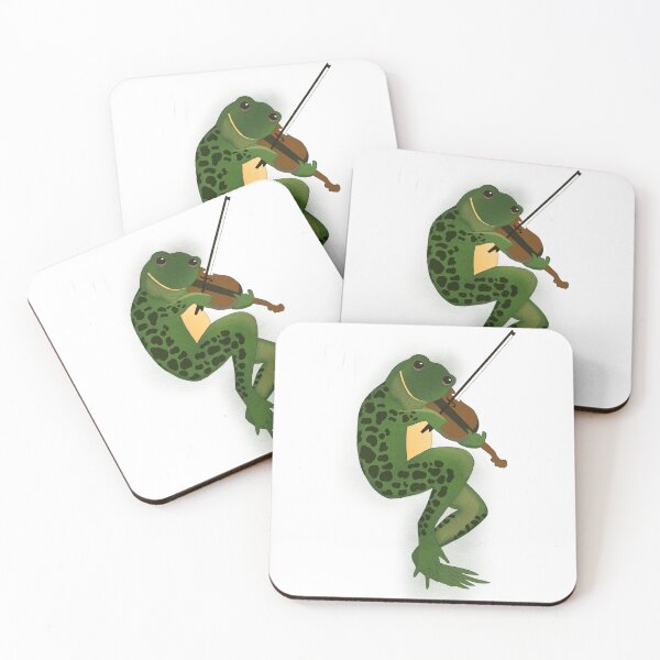 Item preview, Frog playing violin  designed and sold by AthenaPress.