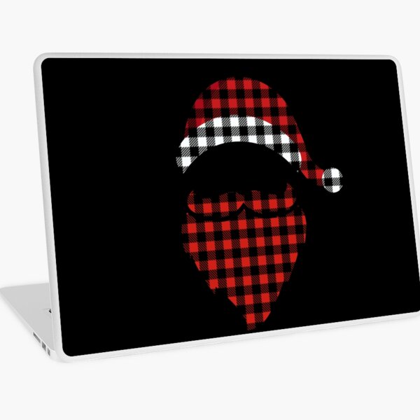 Item preview, Red Buffalo plaid Christmas Santa Claus pic designed and sold by Season's  Store.