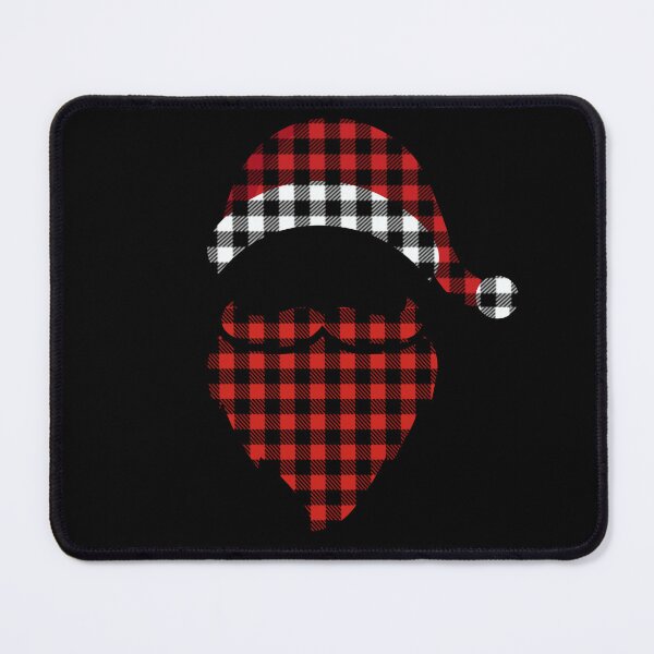 Item preview, Red Buffalo plaid Christmas Santa Claus pic designed and sold by Season's  Store.