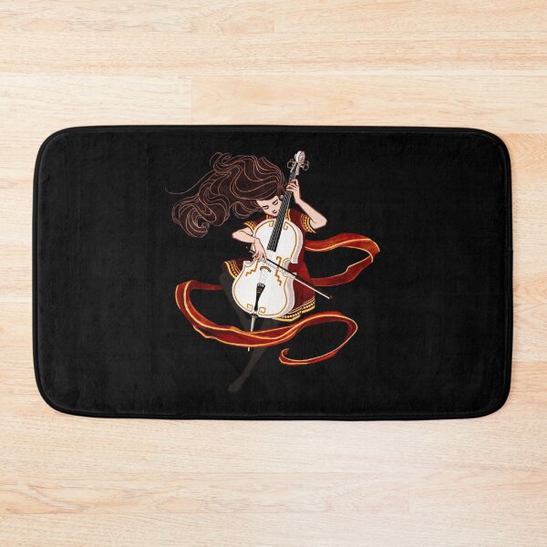 Item preview, Journey The Cello Wanderer White Sticker designed and sold by ragbarcensag.