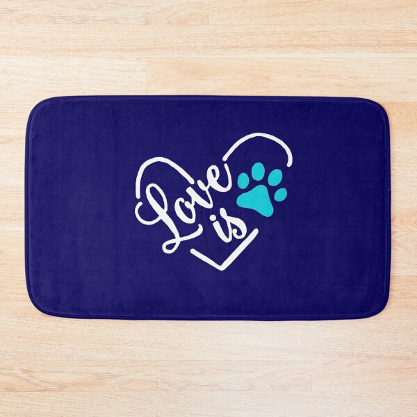 Item preview,  Love Is My Pet   BLUE2 designed and sold by Rowena Jones.