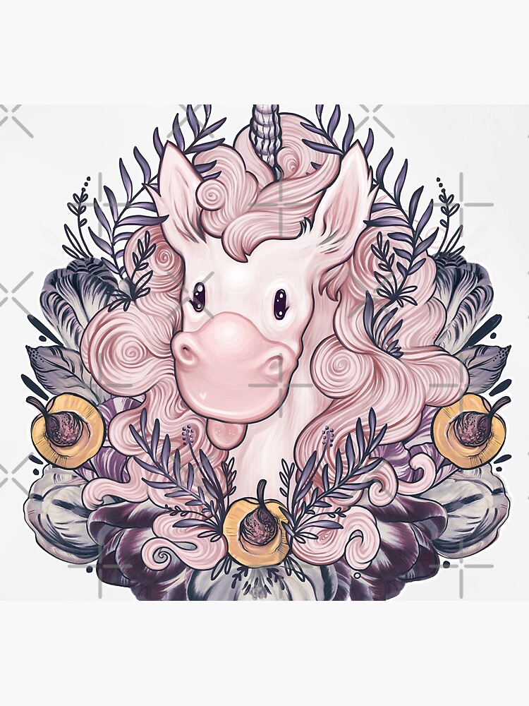 A Majestic Apricot Unicorn by nykiway